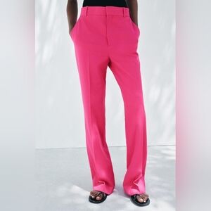 ZARA Flared Pants ZW Collection Fuschia Bnwt PANTS ONLY!